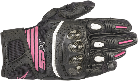 ALPINESTARS Stella SPX AC V2 Gloves - Black /Fuschia - Medium 3517319-1039-M