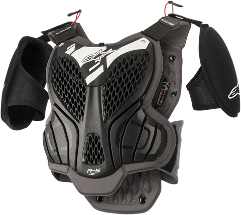 ALPINESTARS Youth A-5s Body Armor - Black/Gray - S/M 6740518-105-SM