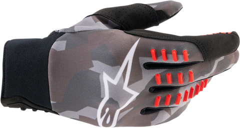 ALPINESTARS SMX-E Gloves - Gray/Camo/Red - Medium 3564020-9133-MD