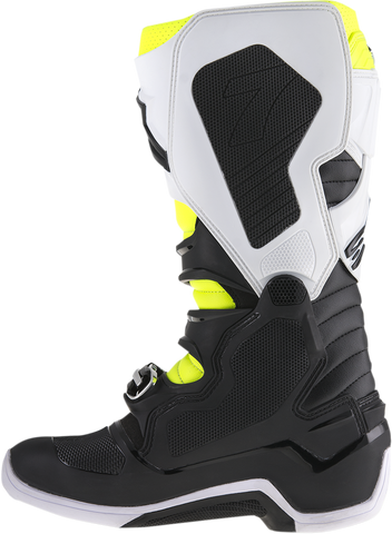 ALPINESTARS Tech 7 Enduro Boots - Black/White/Fluorescent Yellow - US 7 2012114-125-7