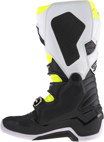 ALPINESTARS Tech 7 Enduro Boots - Black/White/Fluorescent Yellow - US 14 2012114-125-14