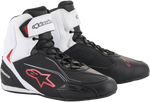 ALPINESTARS Faster-3 Shoes - Black/White/Red - US 10 2510219123-10