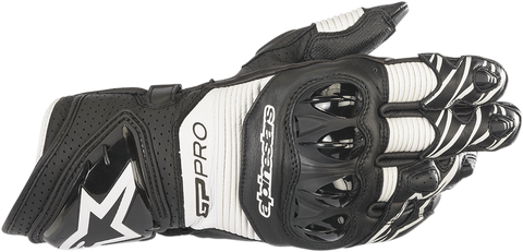 ALPINESTARS GP Pro R3 Gloves - Black /White - Medium 3556719-12-M