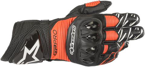 ALPINESTARS GP Pro R3 Gloves - Black /Red - Large 3556719-1030-L