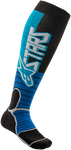 ALPINESTARS MX Pro Socks - Cyan/Black - Large 4701520-731-L2X