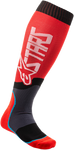 ALPINESTARS MX Plus 2 Socks - Red/White - Small/Medium 4701920-32-SM