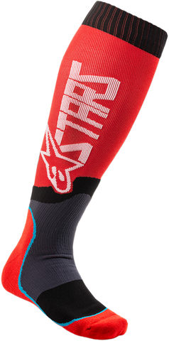 ALPINESTARS MX Plus 2 Socks - Red/White - Large/2XL 4701920-32-L2X