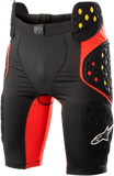 ALPINESTARS Sequence Pro Shorts - Black/Red - Medium 6507718-13-M