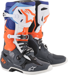 ALPINESTARS Tech 10 Boots - Gray/Orange/Blue - US 7 2010019-9047-7