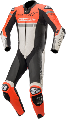 ALPINESTARS Missile Ignition 1-Piece Leather Suit - Red/White/Black - US 42 / EU 52 3150120-3001-52