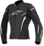 ALPINESTARS Stella GP Plus v2 Airflow Leather Jacket - Black/White/Pink - US 4 / EU 40 3110617-1039-40