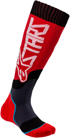 ALPINESTARS MX Plus 2 Youth Socks - Red/White - Medium/Large 4741920-32