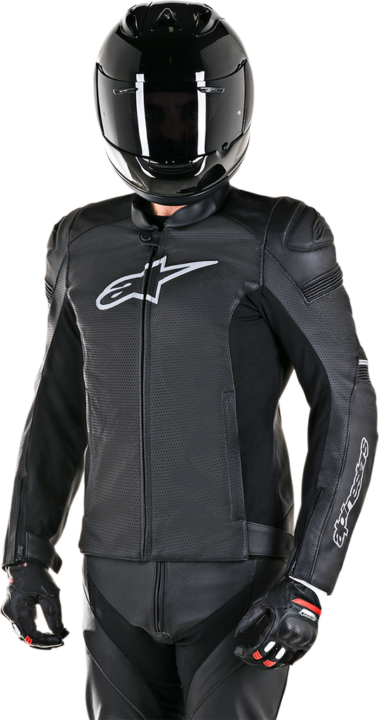 ALPINESTARS SP 1 Airflow Leather Jacket Black US 42 EU 52