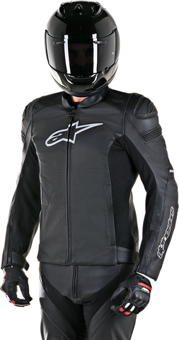 ALPINESTARS SP-1 Airflow Leather Jacket - Black - US 48 / EU 58 3100717-10-58