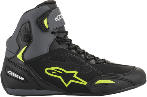 ALPINESTARS Faster-3 Drystar® Shoes - Black/Gray/Yellow - US 6.5 2540719175-6.5