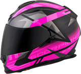 Exo T510 Full Face Helmet Fury Black/Pink Lg