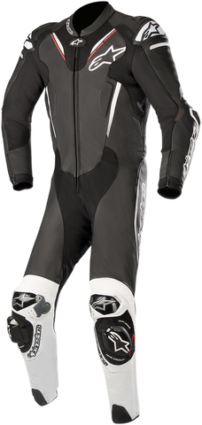 ALPINESTARS Atem v3 1-Piece Leather Suit - Black/White - US 44 / EU 54 3156518-12-54