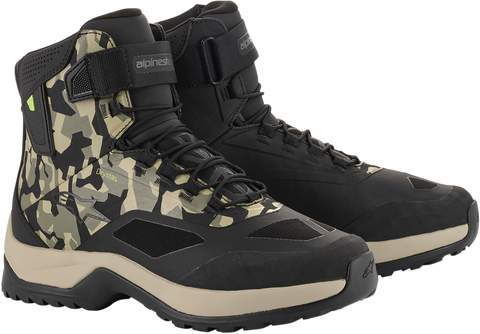 ALPINESTARS CR-6 Drystar® Shoes - Black/Brown/Green - US 9.5 261102016099.5
