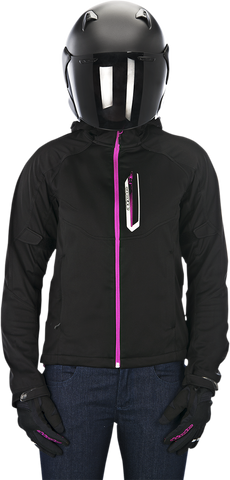 ALPINESTARS Stella Spark Softshell Jacket - Black/Pink - Medium 3319614-1327-M