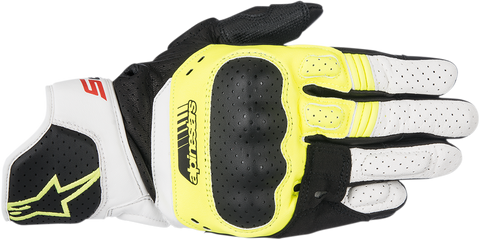 ALPINESTARS SP-5 Gloves - Black/Yellow/White - 3XL 3558517-158-3X