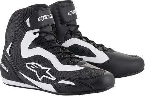 ALPINESTARS Faster-3 Rideknit Shoes - Black/White - US 10.5 2510319-12-10.5