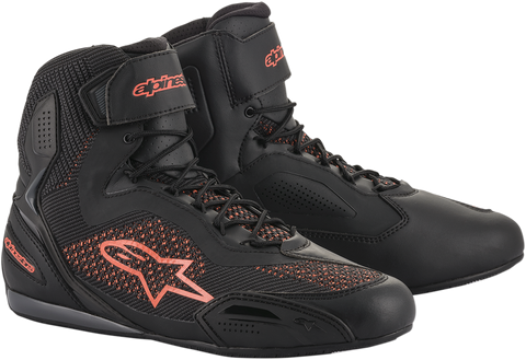 ALPINESTARS Faster-3 Rideknit Shoes - Black/Red - US 12 2510319103012