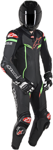 ALPINESTARS GP Pro v2 1-Piece Suit - Black/Green - US 36 / EU 46 3155019-1062-46