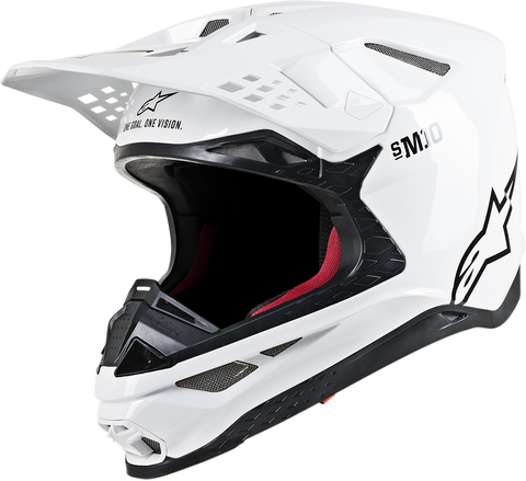 ALPINESTARS Supertech M10 Helmet - MIPS - White Glossy - 2XL 8300319-2180-2X
