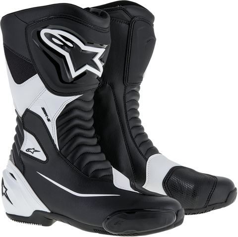 ALPINESTARS SMX-S Boots - Black/White - US 12 / EU 47 2223517-12-47