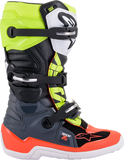 ALPINESTARS Tech 7S Boots - Black/Gray/Red/White/Yellow - US 4 2015017-9058-4