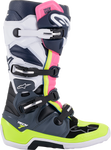 ALPINESTARS Tech 7 Boots - Black/Pink/White/Yellow - US 14 2012014-9076-14