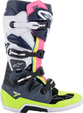 ALPINESTARS Tech 7 Boots - Black/Pink/White/Yellow - US 14 2012014-9076-14