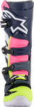 ALPINESTARS Tech 7 Boots - Black/Pink/White/Yellow - US 9 2012014-9076-9