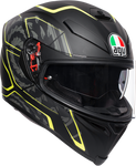 AGV K5 S Helmet - Tornado - Black/Yellow Fluo - ML 210041O2MY00408