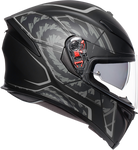 AGV K5 S Helmet - Tornado - Black/Silver - MS 210041O2MY00506