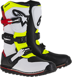 ALPINESTARS Tech-T Boots - White/Red/Yellow Fluorescent/Black - US 7 2004017-2351-7