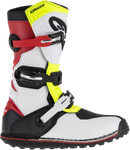 ALPINESTARS Tech-T Boots - White/Red/Yellow Fluorescent/Black - US 7 2004017-2351-7