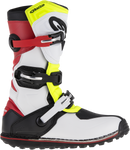 ALPINESTARS Tech-T Boots - White/Red/Yellow Fluorescent/Black - US 11 2004017-2351-11