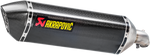 AKRAPOVIC Muffler - Carbon Fiber - 2017-2020 SV650 S-S6SO9-HRC/1