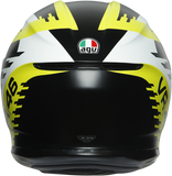 AGV K6 Helmet - Rapid 46 - Black/Yellow - Small 216301O0NY00105