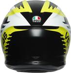 AGV K6 Helmet - Rapid 46 - Black/Yellow - MS 216301O0NY00106