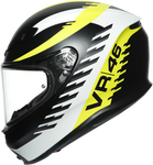 AGV K6 Helmet - Rapid 46 - Black/Yellow - ML 216301O0NY00108