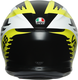 AGV K6 Helmet - Rapid 46 - Black/Yellow - ML 216301O0NY00108