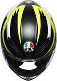 AGV K6 Helmet - Rapid 46 - Black/Yellow - XL 216301O0NY00110