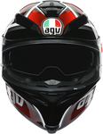 AGV K5 S Helmet - Tempest - Black/Red - ML 210041O2MY05008