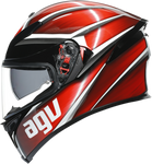 AGV K5 S Helmet - Tempest - Black/Red - Large 210041O2MY05009
