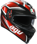 AGV K5 S Helmet - Tempest - Black/Red - 2XL 210041O2MY05011