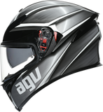 AGV K5 S Helmet - Tempest - Black/Silver - Small 210041O2MY05105
