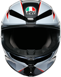 AGV K6 Helmet - Flash - Black/Gray/Red - ML 216301O2MY01008