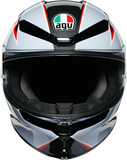 AGV K6 Helmet - Flash - Black/Gray/Red - Large 216301O2MY01009